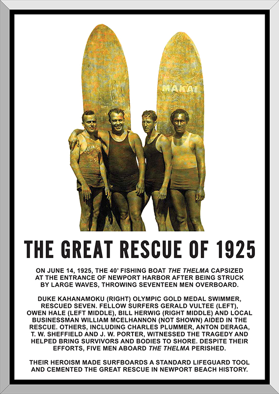The Great Rescue of 1925 Plaque is now up