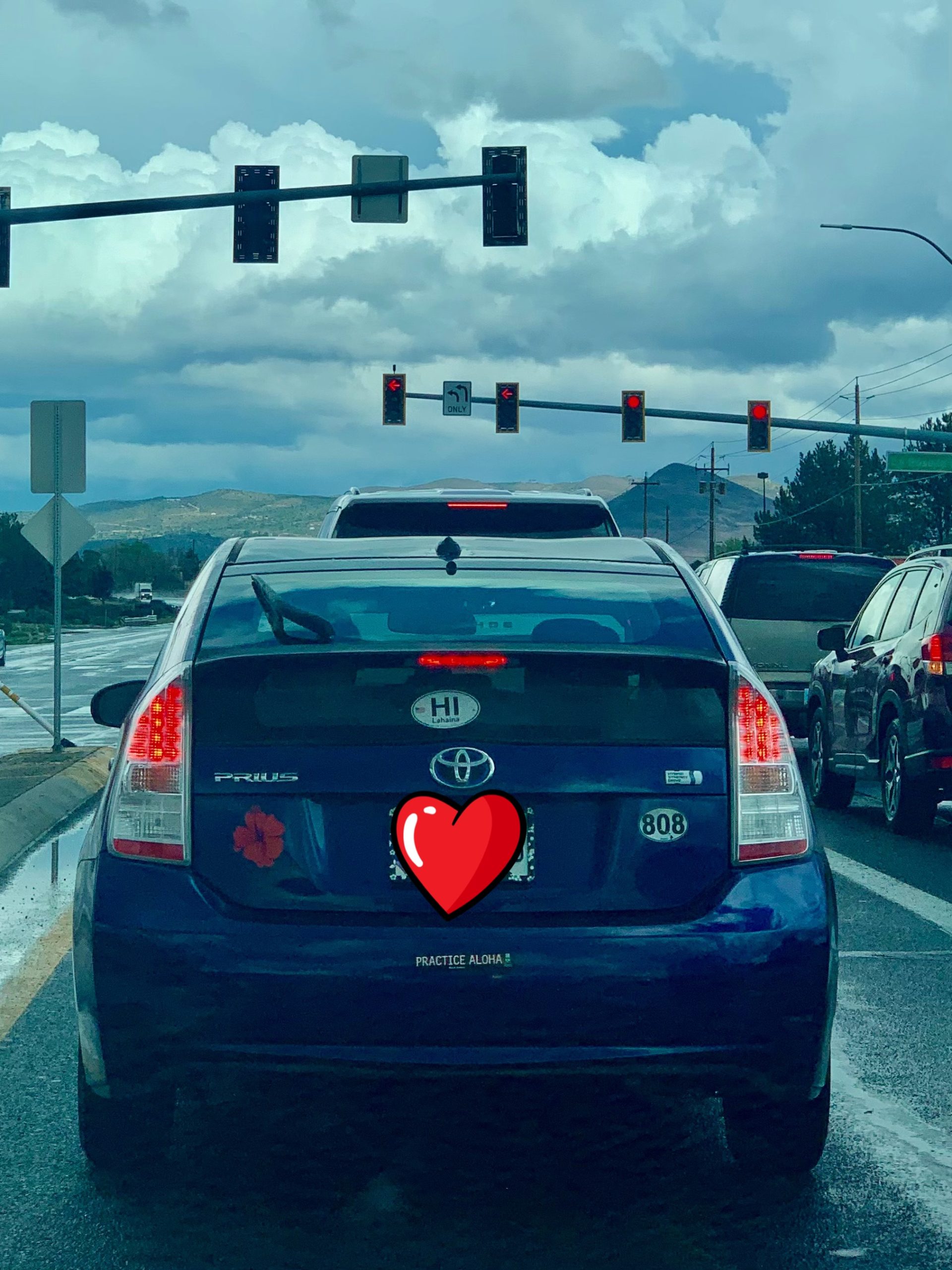 Practice Aloha on Prius