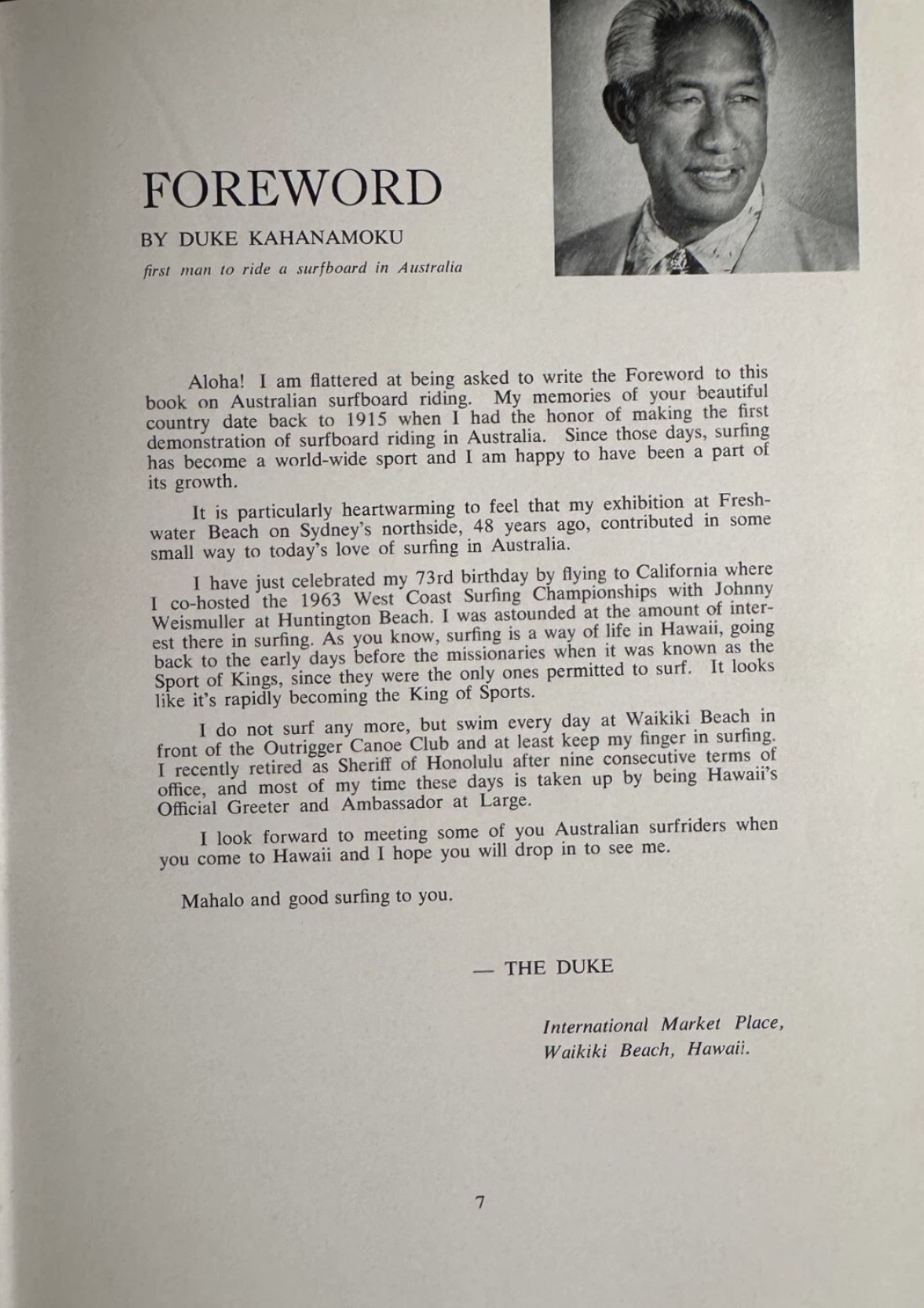 Duke’s Foreword voice in my head