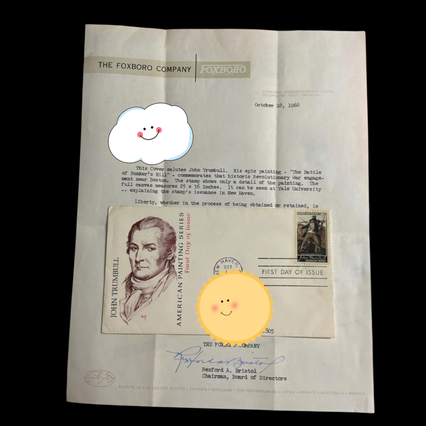 Rexford Bristol Wrote About John Trumbull in 1968 — I Am Just Now Meeting Him