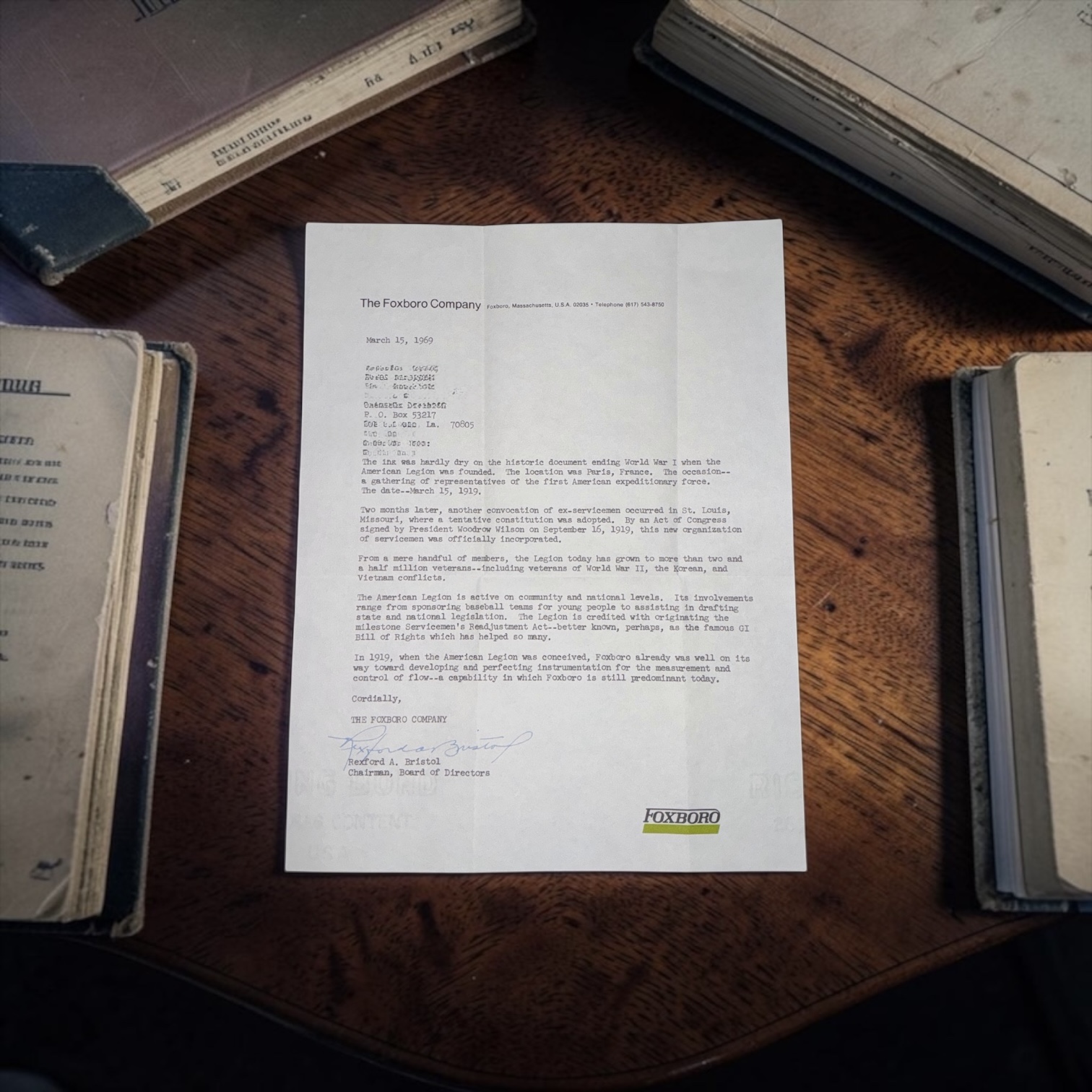 Rexford’s Third Letter: Finally, A Face