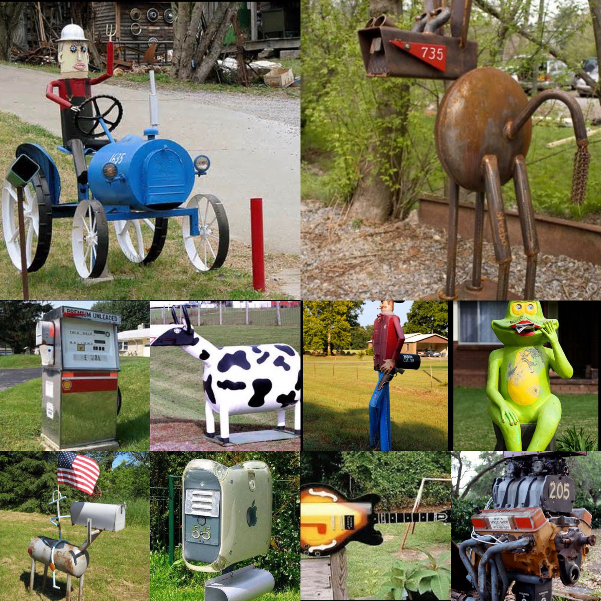Mailboxes with Characters: Nine Years of Looking Twice