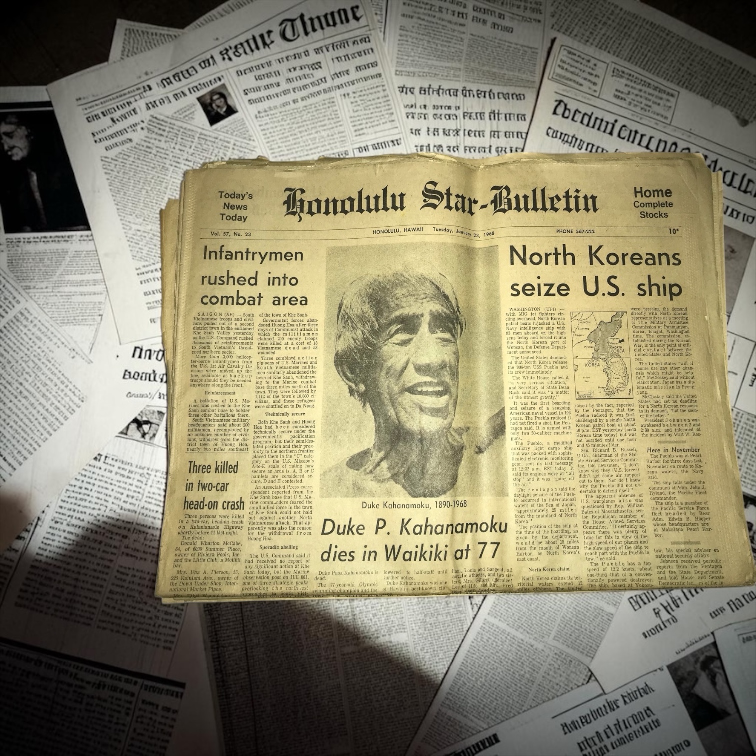 A $15 Pile of Old Newspapers, All About Duke